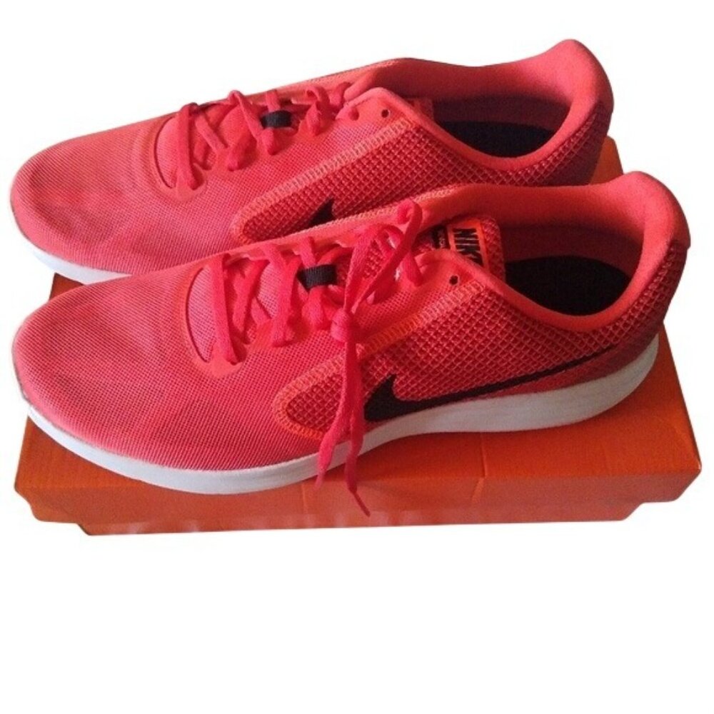 Nike Revolution 3 Running Athletic Shoes, Max Orange/Black/Dark Cayenne,… - Picture 6 of 9